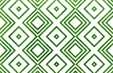 Watercolor geometrical pattern.