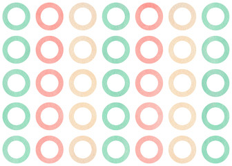 Watercolor circles pattern.