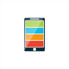 Colorful Phone Logo Template Design