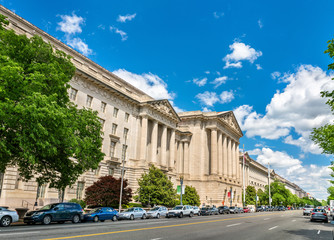 United States Environmental Protection Agency building in Washington, DC. USA