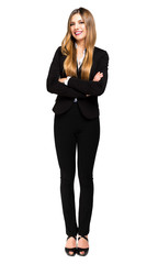 Businesswoman full length