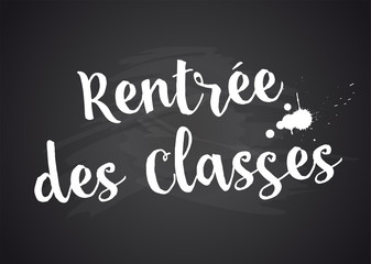 Rentrée des Classes - Tableau