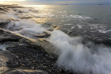 Pebbles Hiding In The Corner