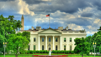 Fototapeta na wymiar The White House in Washington, DC