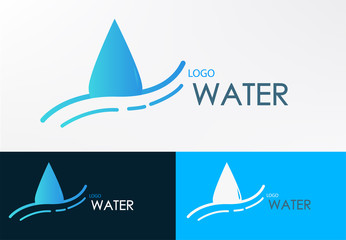 logo water line wave
