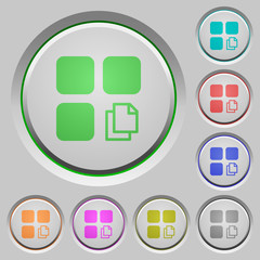 Copy component push buttons