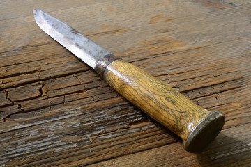 traditional Finnish knife puukko