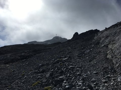 Ziel Gipfelkreuz Kinigat