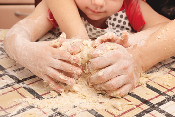 Homemade cookies with raisins