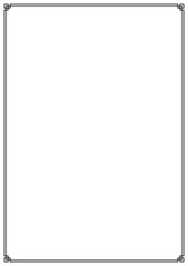 Vector Page border A4 design for project