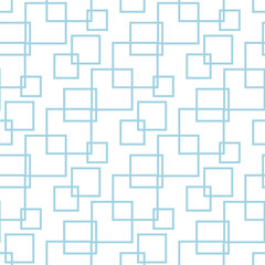 Geometric pattern for wallpapers. Blue and white seamless background