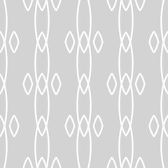 Geometric pattern for wallpapers. Light gray seamless background