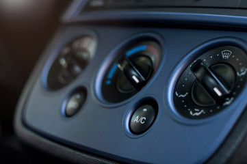 Naklejka premium air condition button