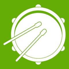 Drum icon green