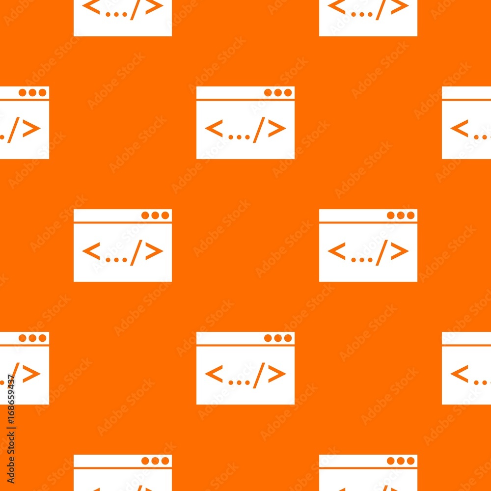 Poster code window pattern seamless
