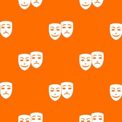 Carnival mask pattern seamless