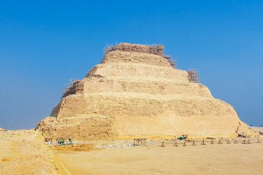 The first step pyramid of Djoser