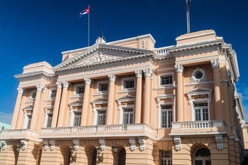 Fototapeta na wymiar Seat of the provincial govenrment (Gobierno Provincial) in Santiago de Cuba, Cuba