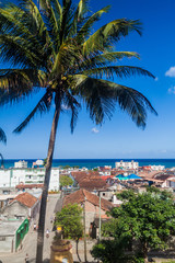 Fototapeta na wymiar Arial view of Baracoa, Cuba