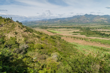 Fototapeta na wymiar Valle de los Ingenios valley near Trinidad, Cuba