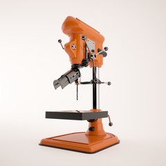 3d model drill, industrial tools, matkap render