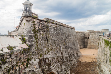 Fototapeta na wymiar Morro castle in Havana, Cuba