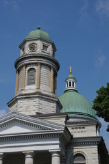 Fototapeta na wymiar Clocher Cathédrale Saint-Georges Kingston