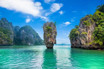 Fotobehang Eiland Thailand James Bond stenen eiland