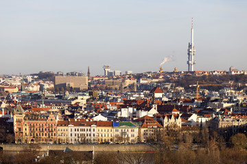 Fototapeta premium View on Prague City, Czech Republic