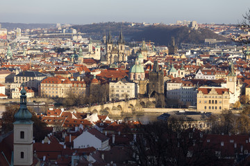 View on Prague City, Czech Republic