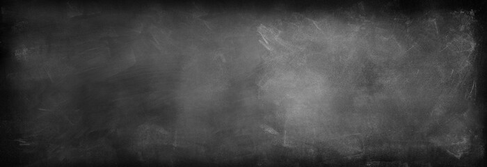 Blackboard or chalkboard banner background