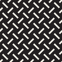 Crosshatch vector seamless geometric pattern. Crossed graphic rectangles background. Checkered motif. Seamless texture of crosshatched bold lines. Trellis simple fabric print.