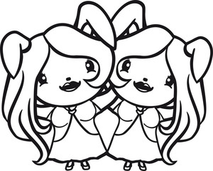 freundinnen paar liebe 2 team party freunde girl sexy schön mädchen frau weiblich hübsch freundlich begrüßen kaninchen hase klein süß niedlich glücklich