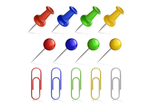 13 Pushpin and Paper Clip Icons 1