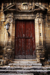 Fototapeta na wymiar ancient vintage door