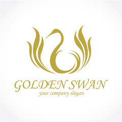 Fototapeta na wymiar Swan logo