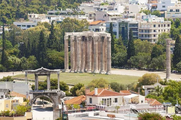 Gordijnen Temple of Zeus Athens Greece  © pop_gino