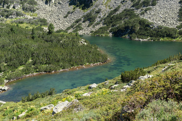 Amazing Landscape with Upper Vasilashko lake, Pirin Mountain, Bulgaria