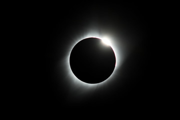 Diamond ring Total Eclipse USA 2017