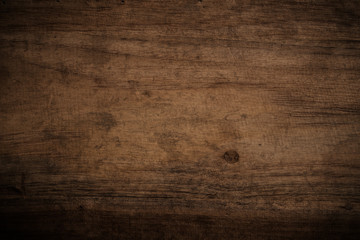 Old grunge dark textured wooden background,The surface of the old brown wood texture
