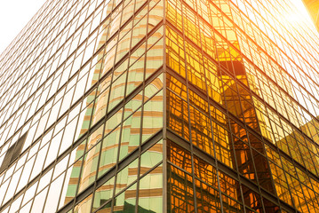 modern office buildings in downtown