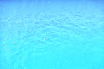 Fototapeta na wymiar Waving water surface background in the pool.