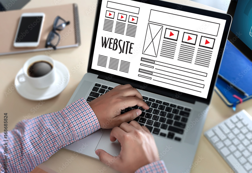 Poster web design layout sketch drawing software media www and graphic layout website development project