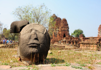 Fototapeta na wymiar Wat Chai Watthanaram, Ayutthaya,Thailand.