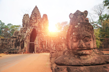 Fototapeta na wymiar Angkor Wat scenery in Cambodia