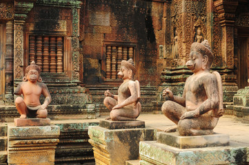 Banteay Srei Temple in Angkor,Siem Reap Province,Cambodia.