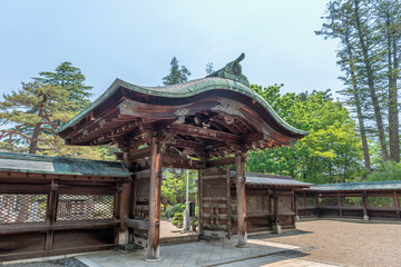 Fototapeta premium 上杉神社境内風景