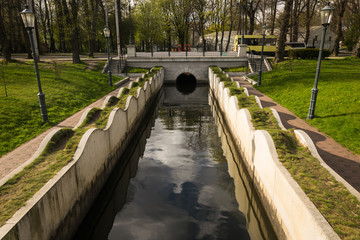 Landscaping in the park