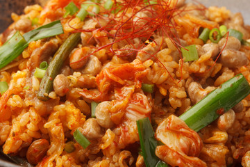 キムチ納豆チャーハン