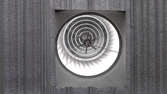 Metal ventilator on the roof of factory ,Energy savings